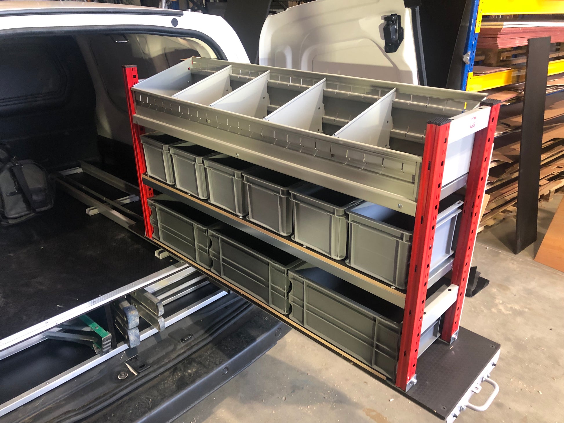 Sliding Shelving Unit - Shelving - Storage - Van - Cape Direct