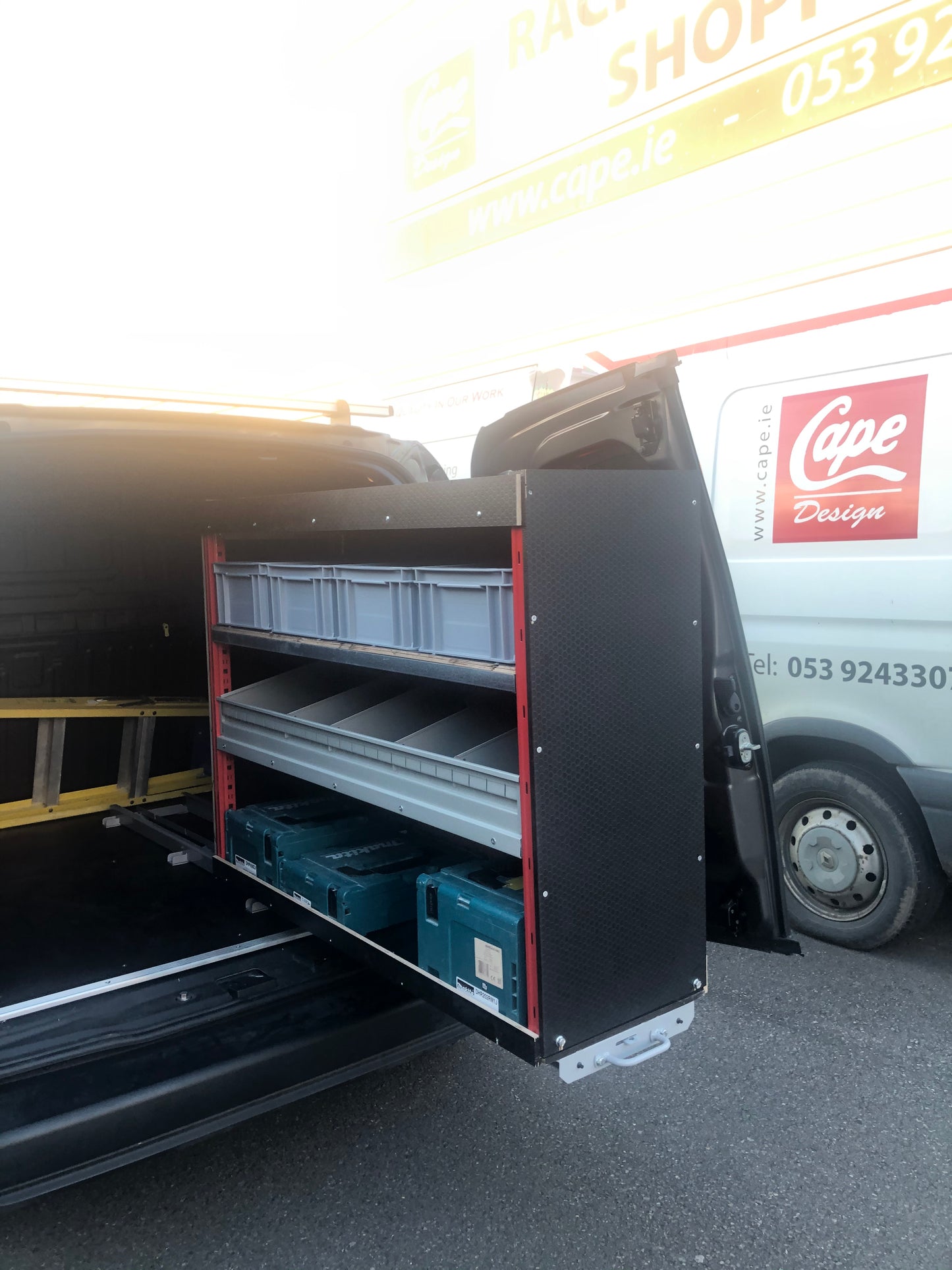 Sled5 - Heavy Duty Sled - Van Pull Out - Van Storage - Vans - Cape Direct