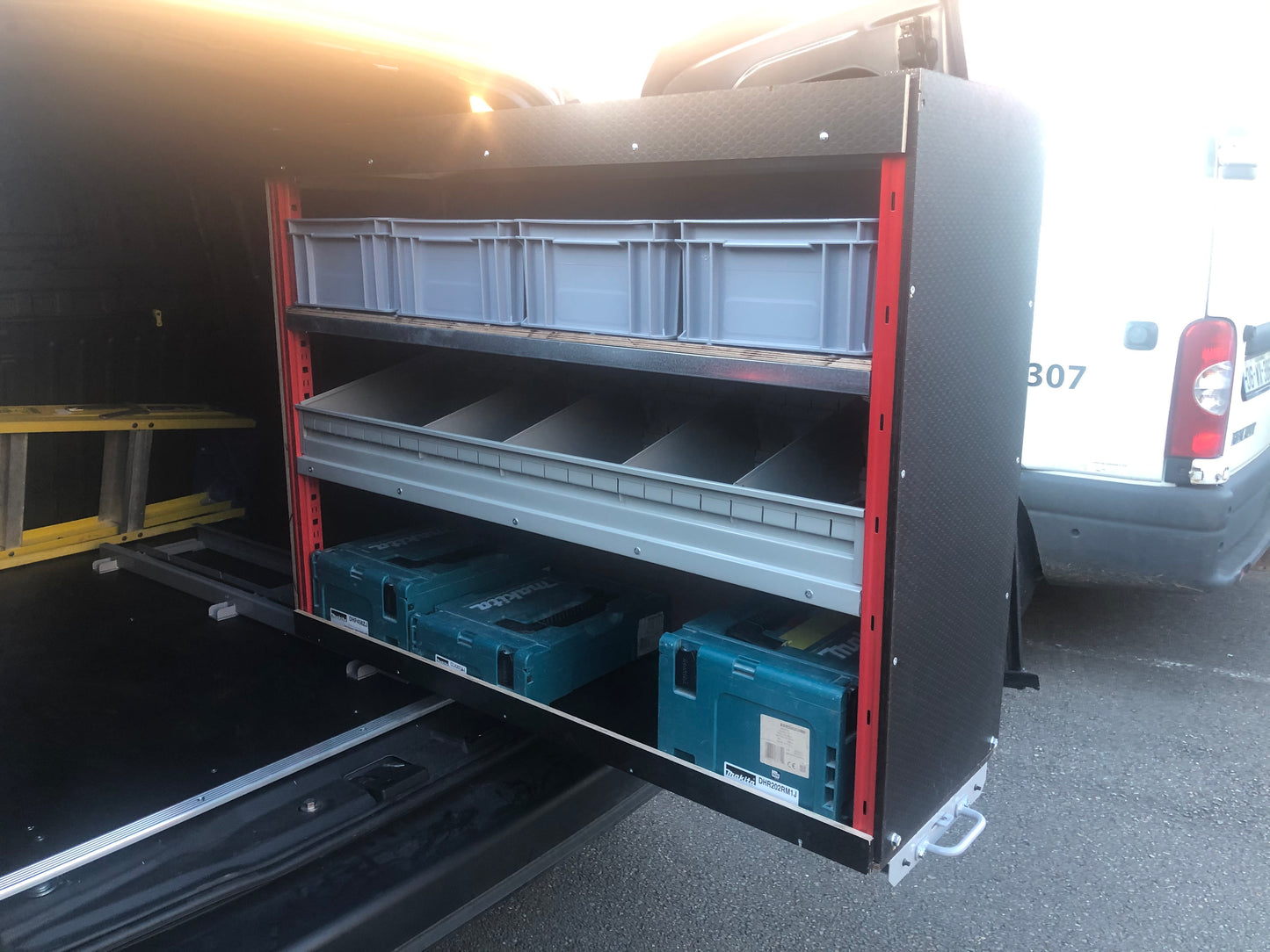 Sled5 - Heavy Duty Sled - Van Pull Out - Van Storage - Vans - Cape Direct