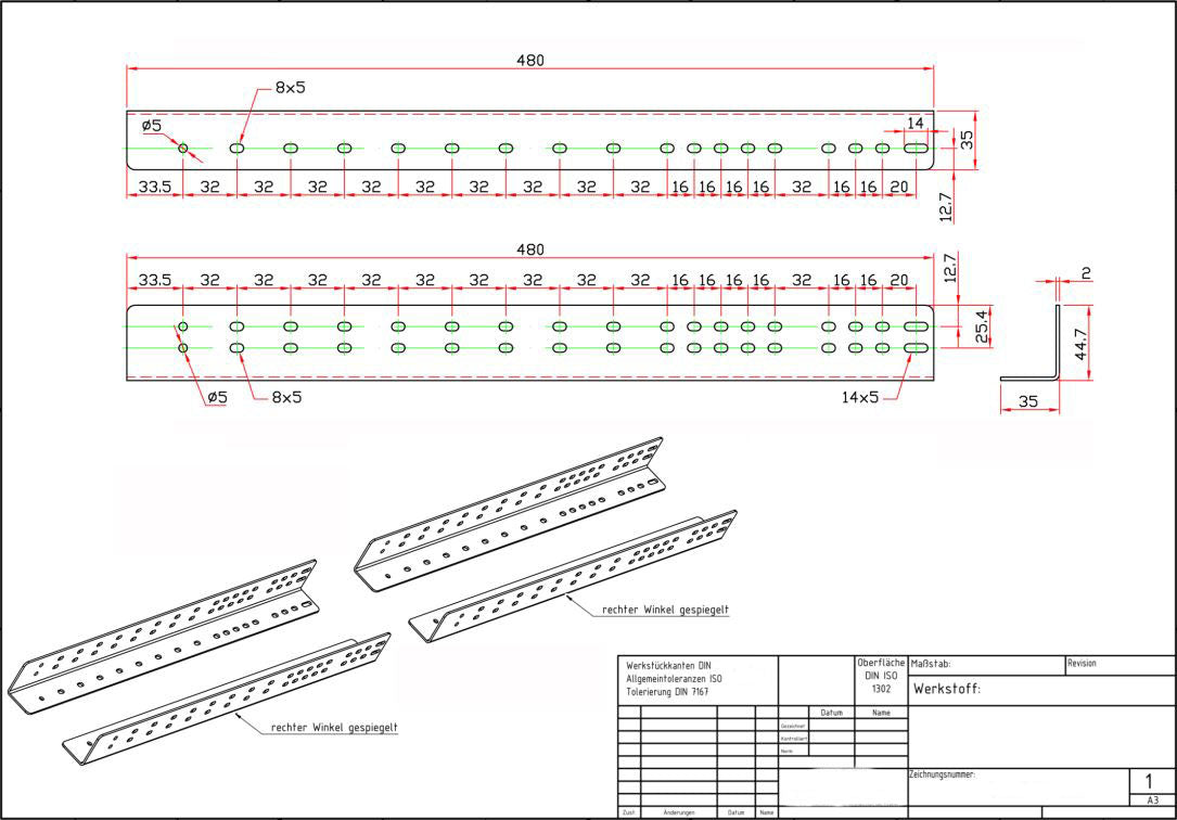 Heavy Duty Drawer Sliders - Accessories - Floor Mounting Bracket for Two-way heavy-duty drawer slides - Van - Cape Direct