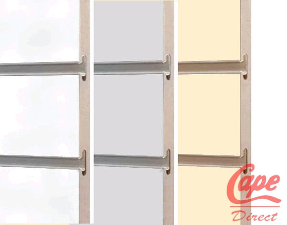 White Grey Cream Slatwall Panels