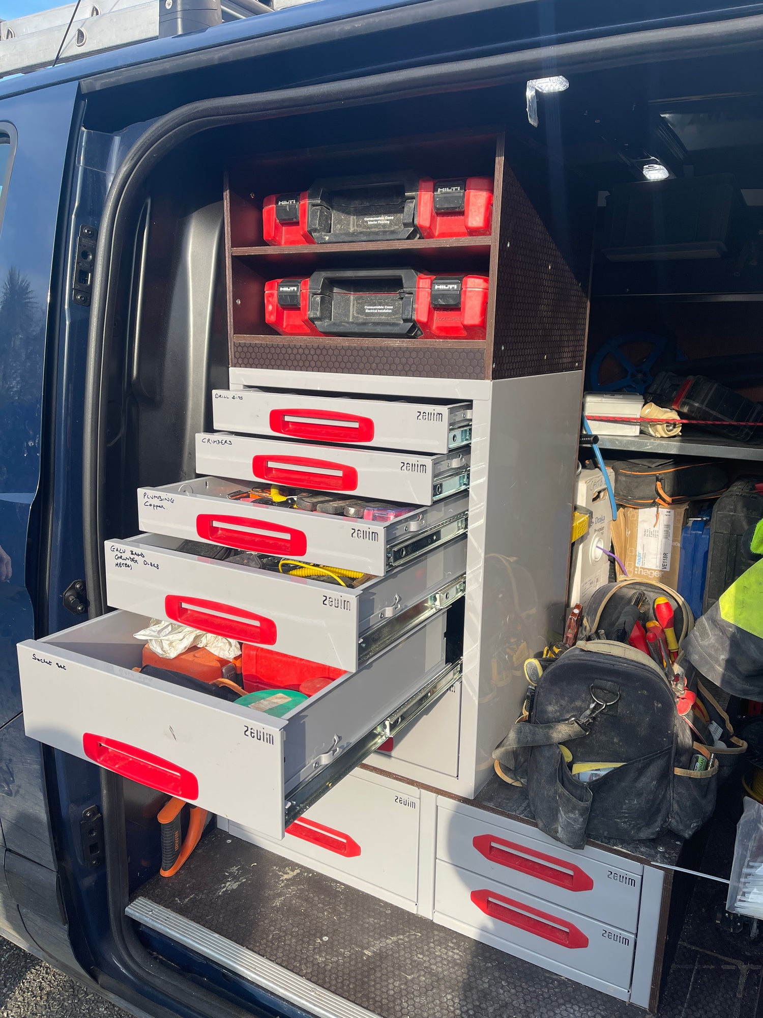 Van Cabinets with Drawers