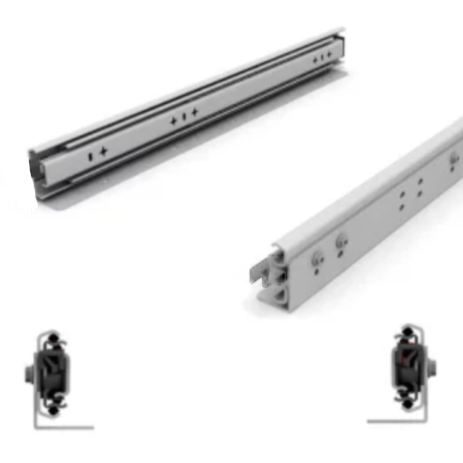 Two-way heavy-duty drawer slides up to 150 kg