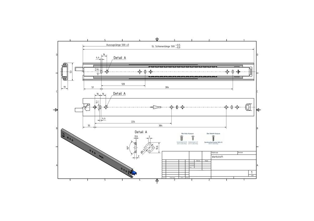 Heavy Duty Drawer Slides up to 100Kg with Lock