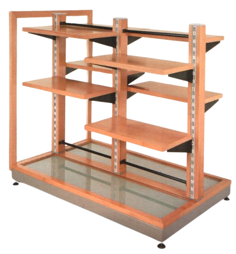 Free Standing Timber & Glass Display Unit - Clearance - Sale - Storage - Shopfitting - Cape Direct