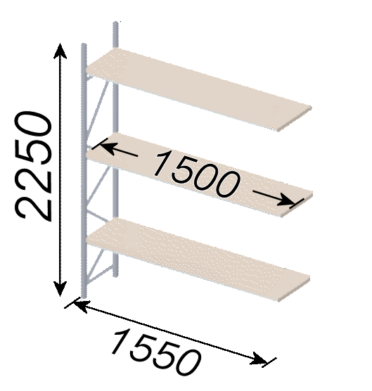 Longspan Shelving 600/800/1200mm Deep - Storage - Shelving - Cape Direct