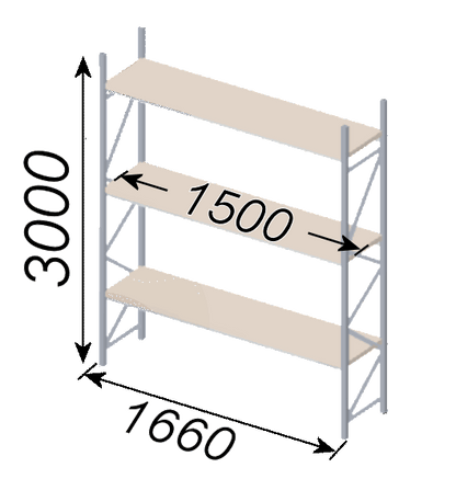 Longspan Shelving 600/800/1200mm Deep - Storage - Shelving - Cape Direct