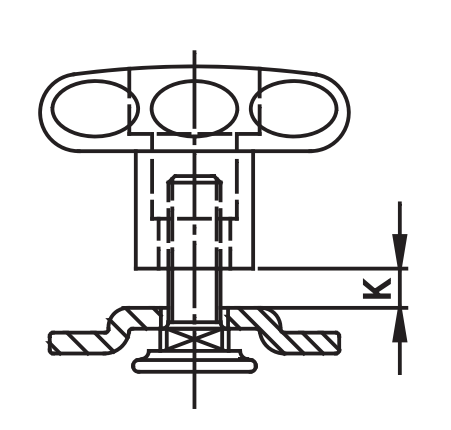 KERL M8 Bolt with Knob - Cape Direct