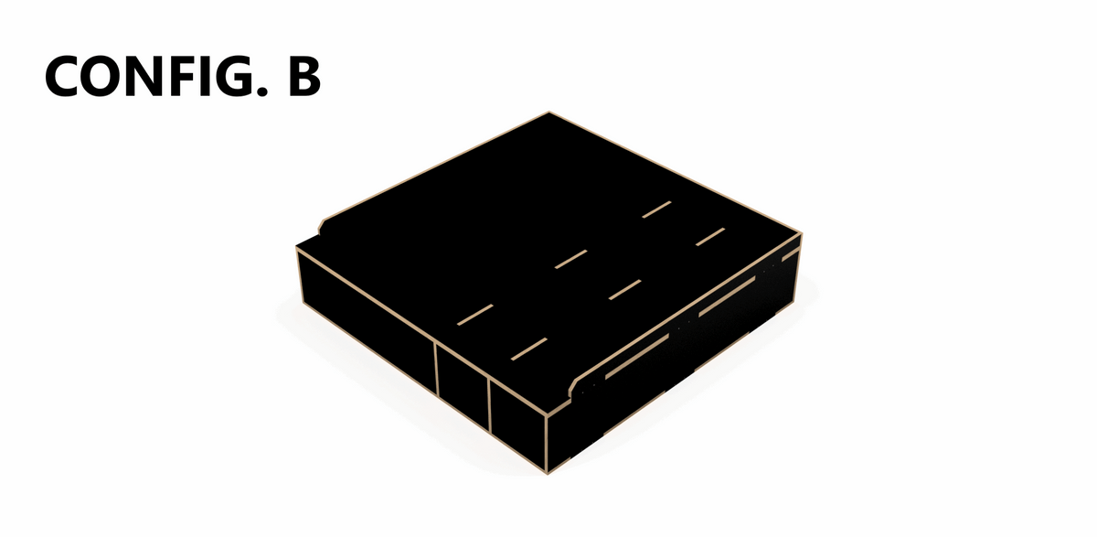 Render of False Floor Configuration B