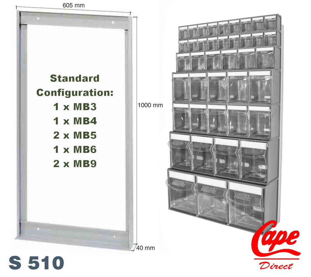 MB Box Frames with Boxes - MB Box - Storage - Cape Direct