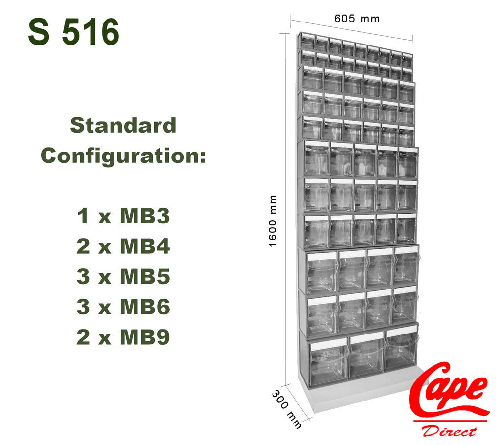 MB Box Frames with Boxes - MB Box - Storage - Cape Direct