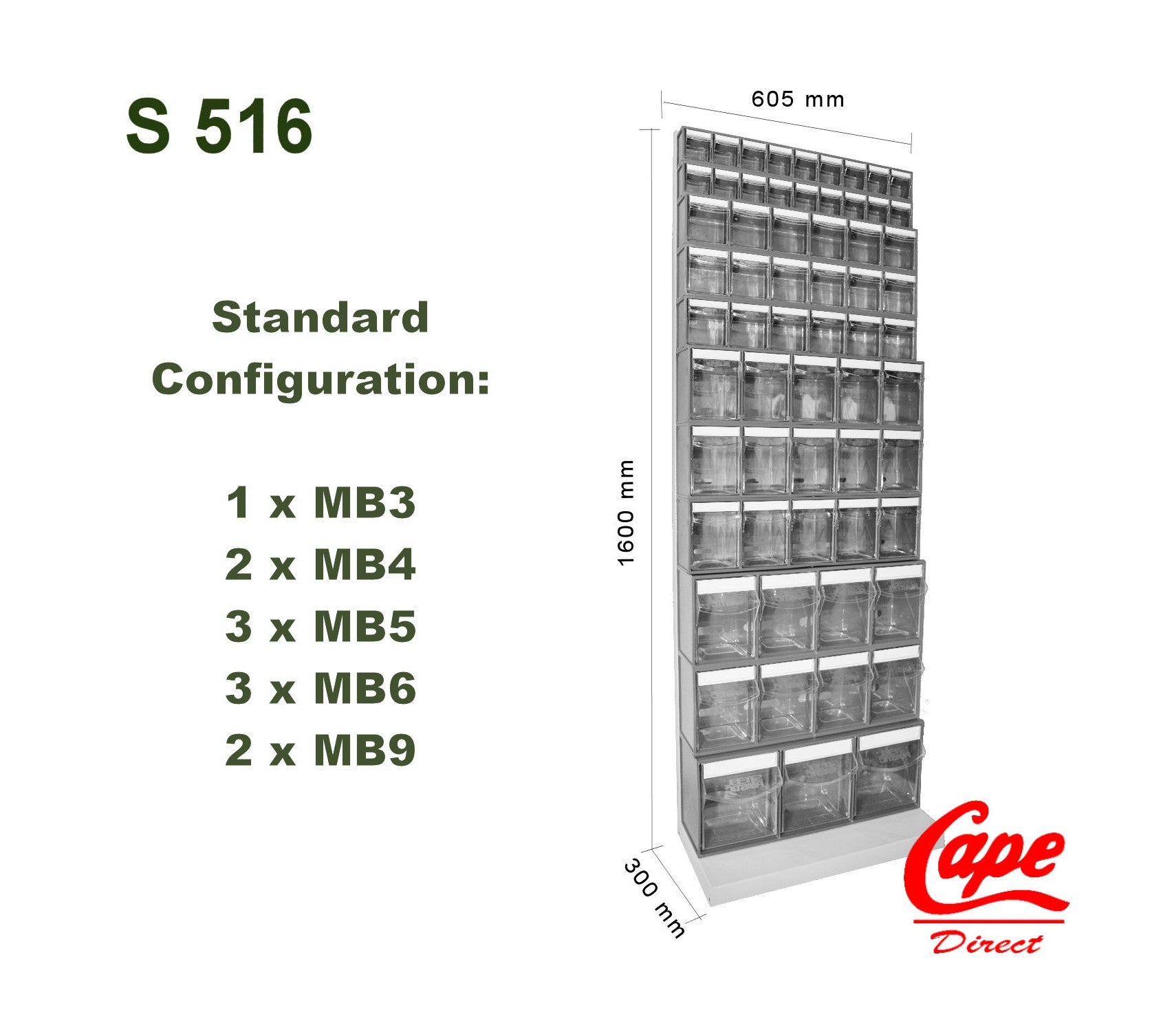 MB Box Frames with Boxes - MB Box - Storage - Cape Direct