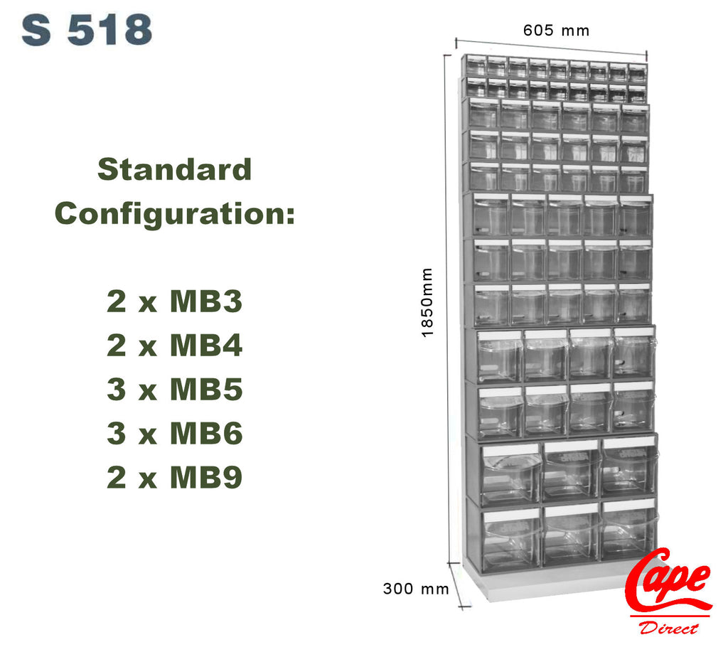 MB Box Frames with Boxes - MB Box - Storage - Cape Direct