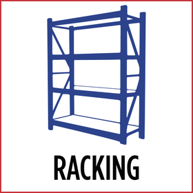 Silhouette of Pallet Racking