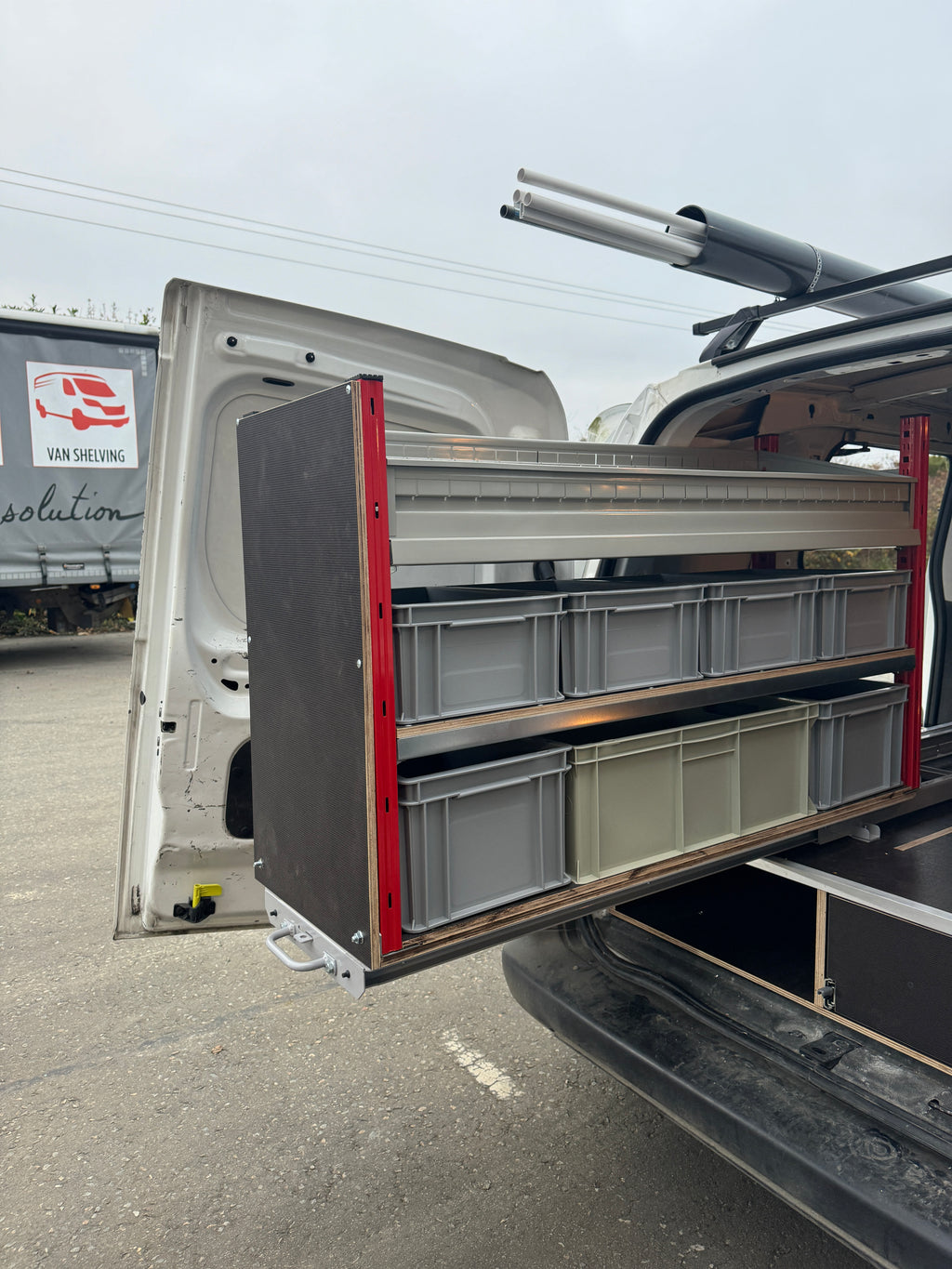 Sled3 - Heavy Duty Sled - Van Pull Out - Van Storage - Vans - Cape Direct