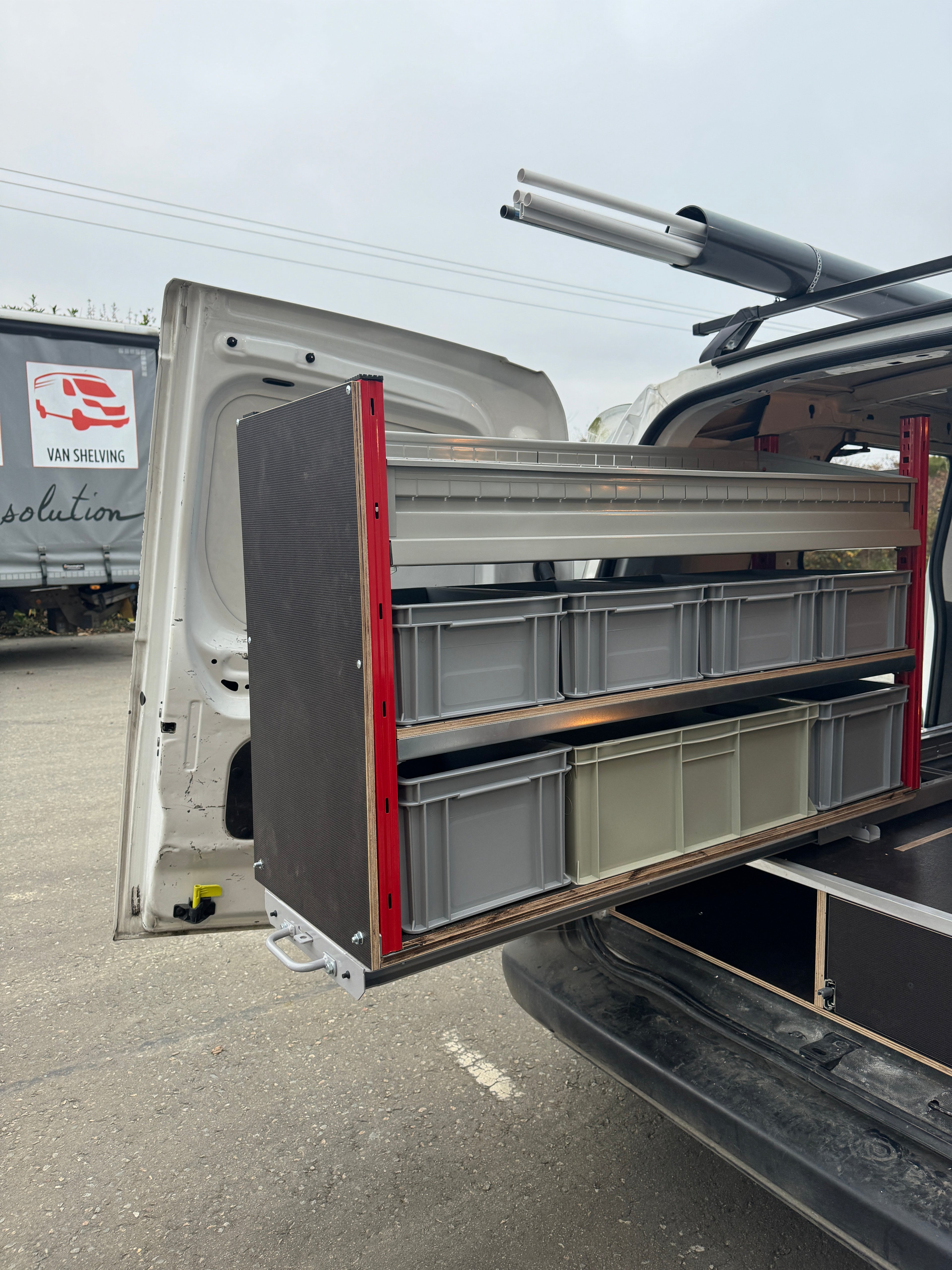 Sled3 - Heavy Duty Sled - Van Pull Out - Van Storage - Vans - Cape Direct