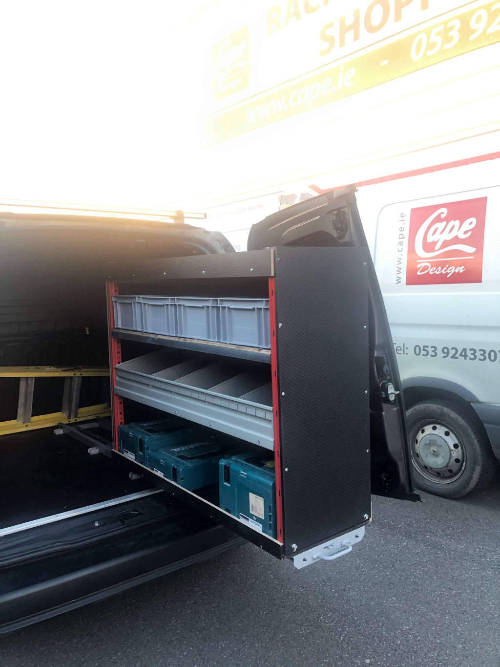 Sled5 - Heavy Duty Sled - Van Pull Out - Van Storage - Vans - Cape Direct