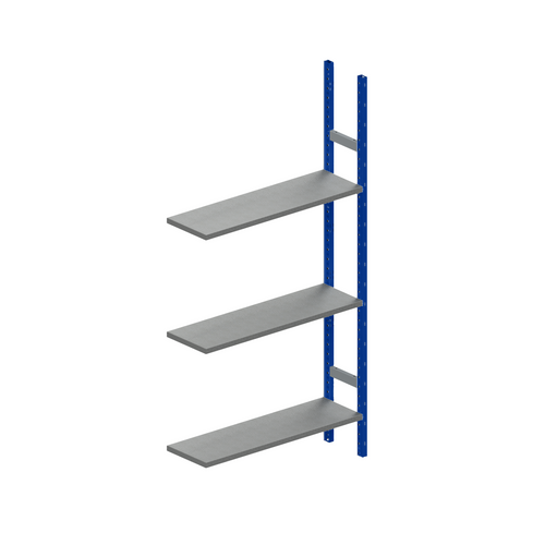 1000mm Long x 300mm Deep x 1.5 Metre High 3 Shelves ST30 Shelving