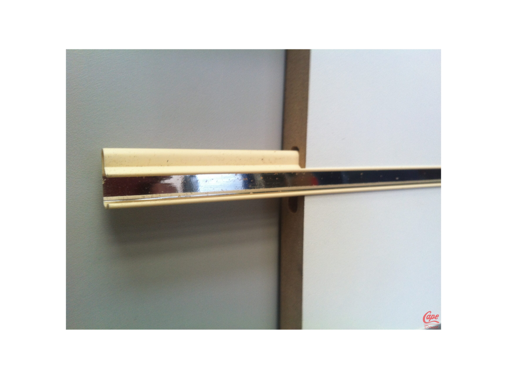 Slatwall Inserts PVC Mirror Effect