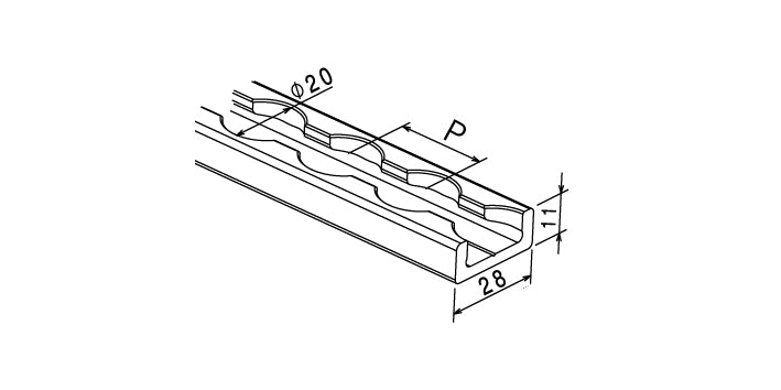 Slim Surface Mounted Airline Track - Load Securing - Van - Cape Direct