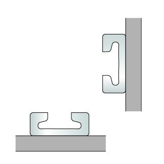 Slim Surface Mounted Airline Track - Load Securing - Van - Cape Direct