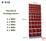 MB Box Frames with Boxes - Cape Direct - Frame, MB box frame, MB box holer, MB Boxes, Storage boxes