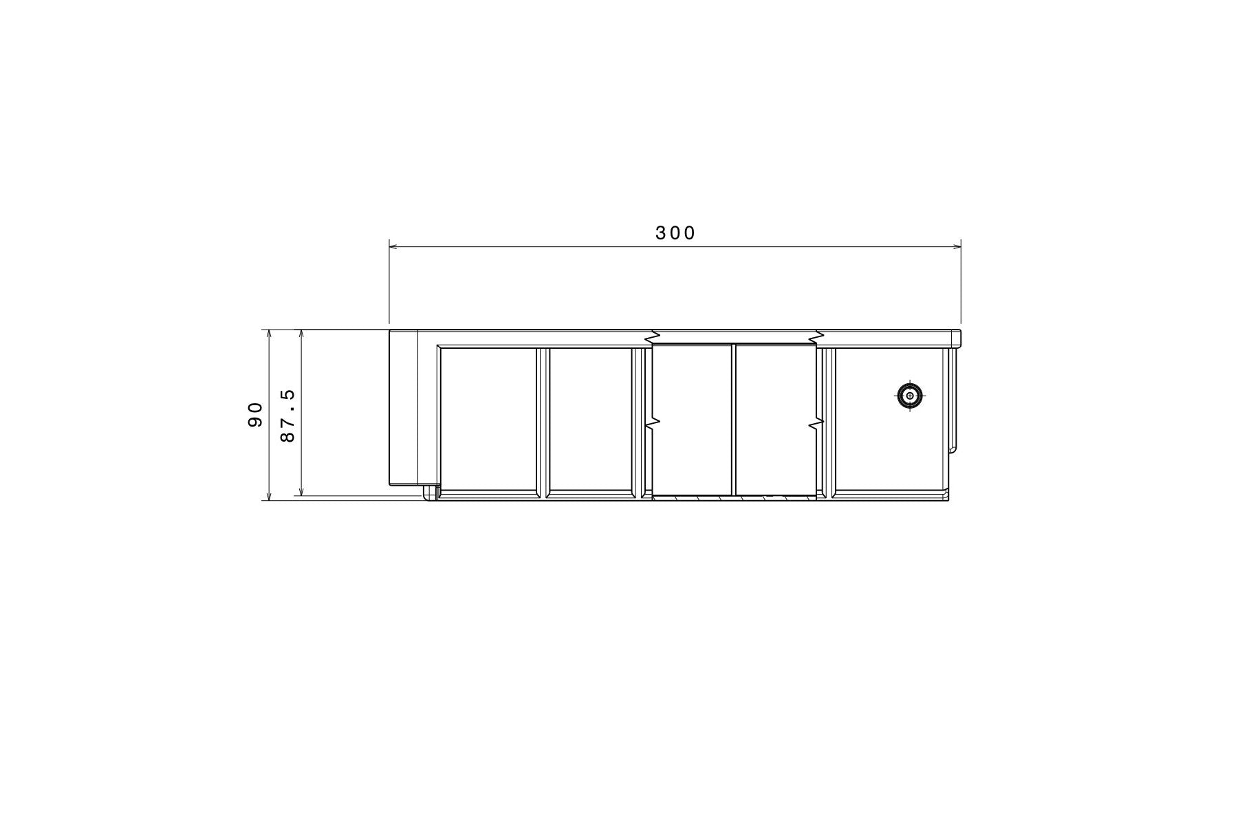 Shelf Box Narrow - Cape Direct - Shelf Box, Storage boxes