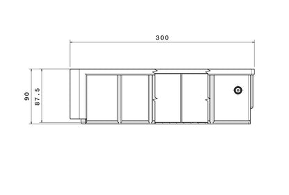 Shelf Box Narrow - Cape Direct - Shelf Box, Storage boxes