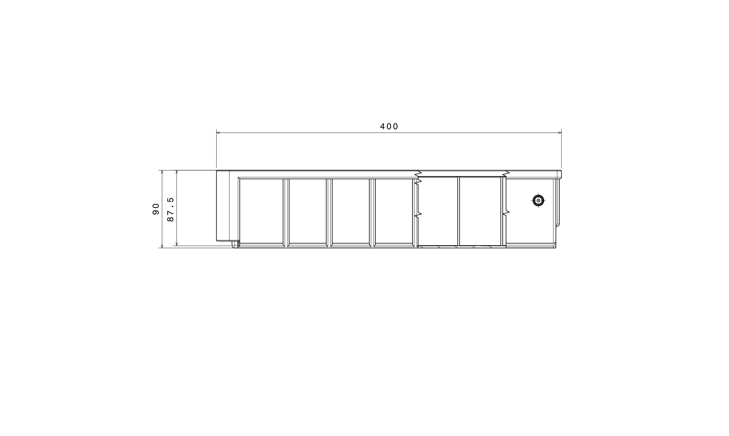 Shelf Box Narrow - Cape Direct - Shelf Box, Storage boxes