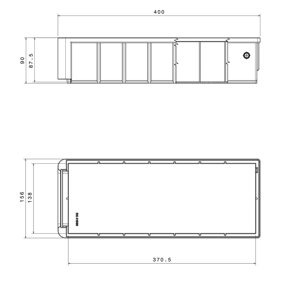 Shelf Box Medium - Cape Direct - Shelf Box, Storage boxes