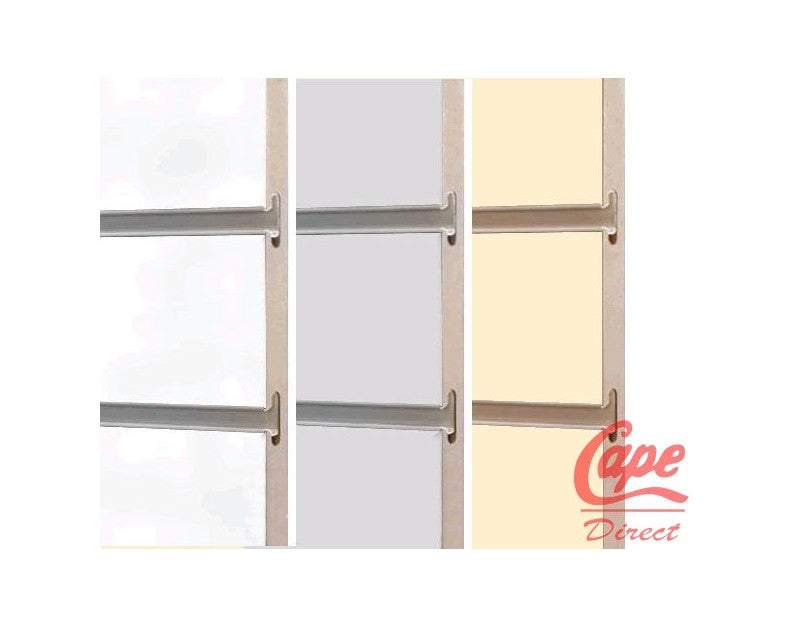 White Grey Cream Slatwall Panels