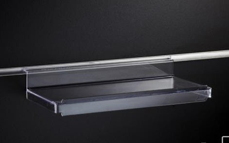 Small shelf with lip - Cape Direct - Acrylic shelf, Perspex shelf, plastic shelf