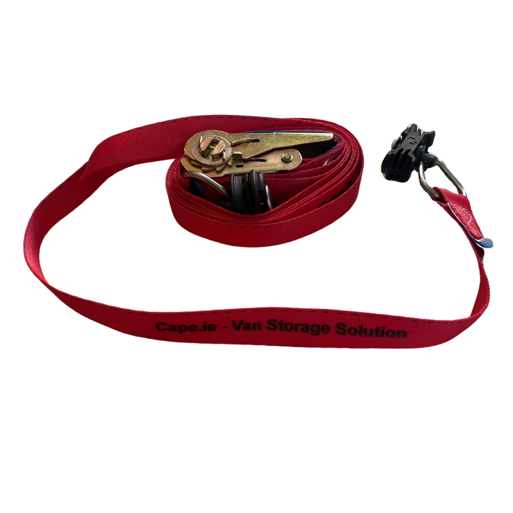 Ratchet Strap 300 - Cape Direct - Airline track tie downs, Lashing Point, Quick connect hook, ratchet strap tie down